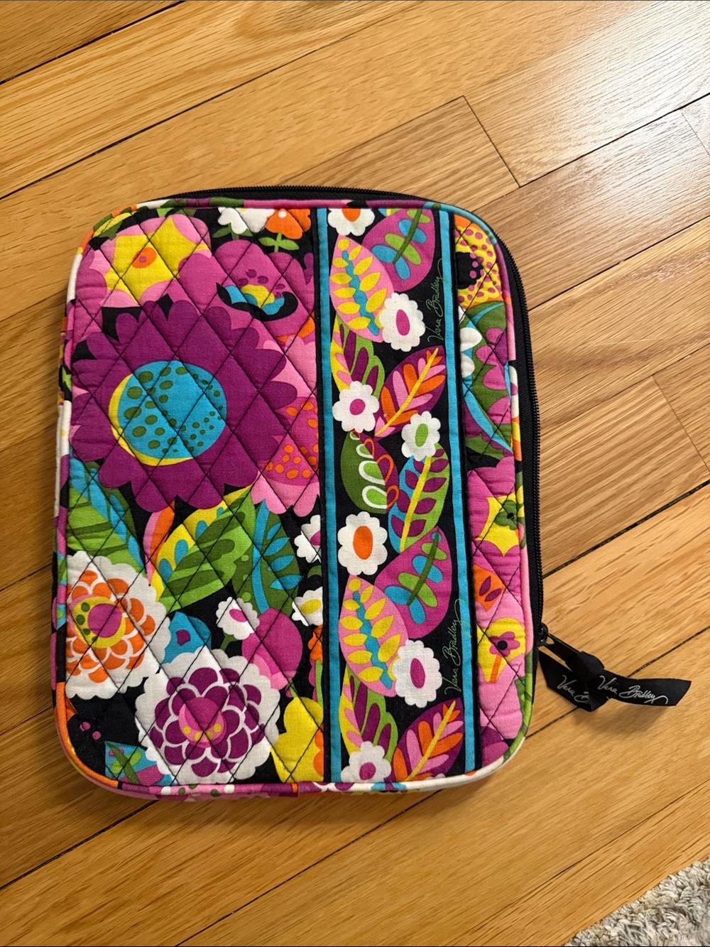 Vera Bradley Multicolor Floral Quilted Cosmetic Case